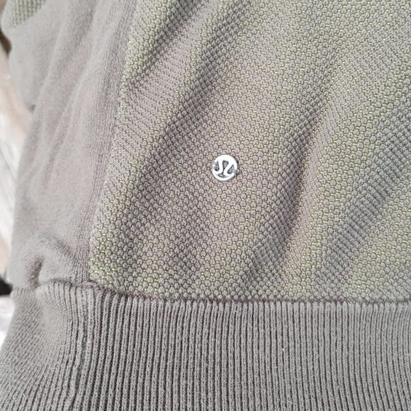 Lululemon Post Savasana Jacket - Fatigue Green / Antidote Jacket Size 10 - Picture 8 of 9